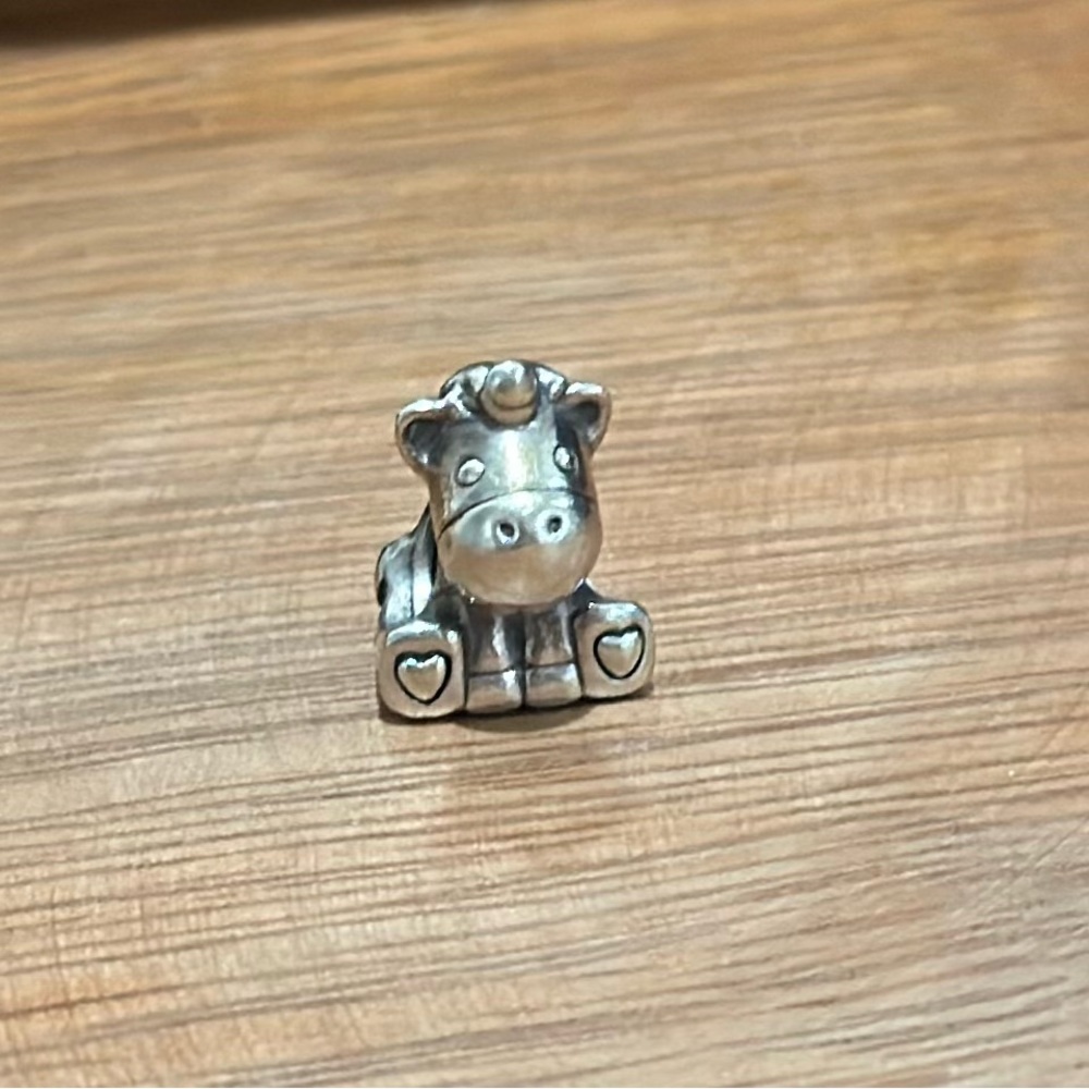 PANDORA Bruno the Unicorn Rocking Horse Charm